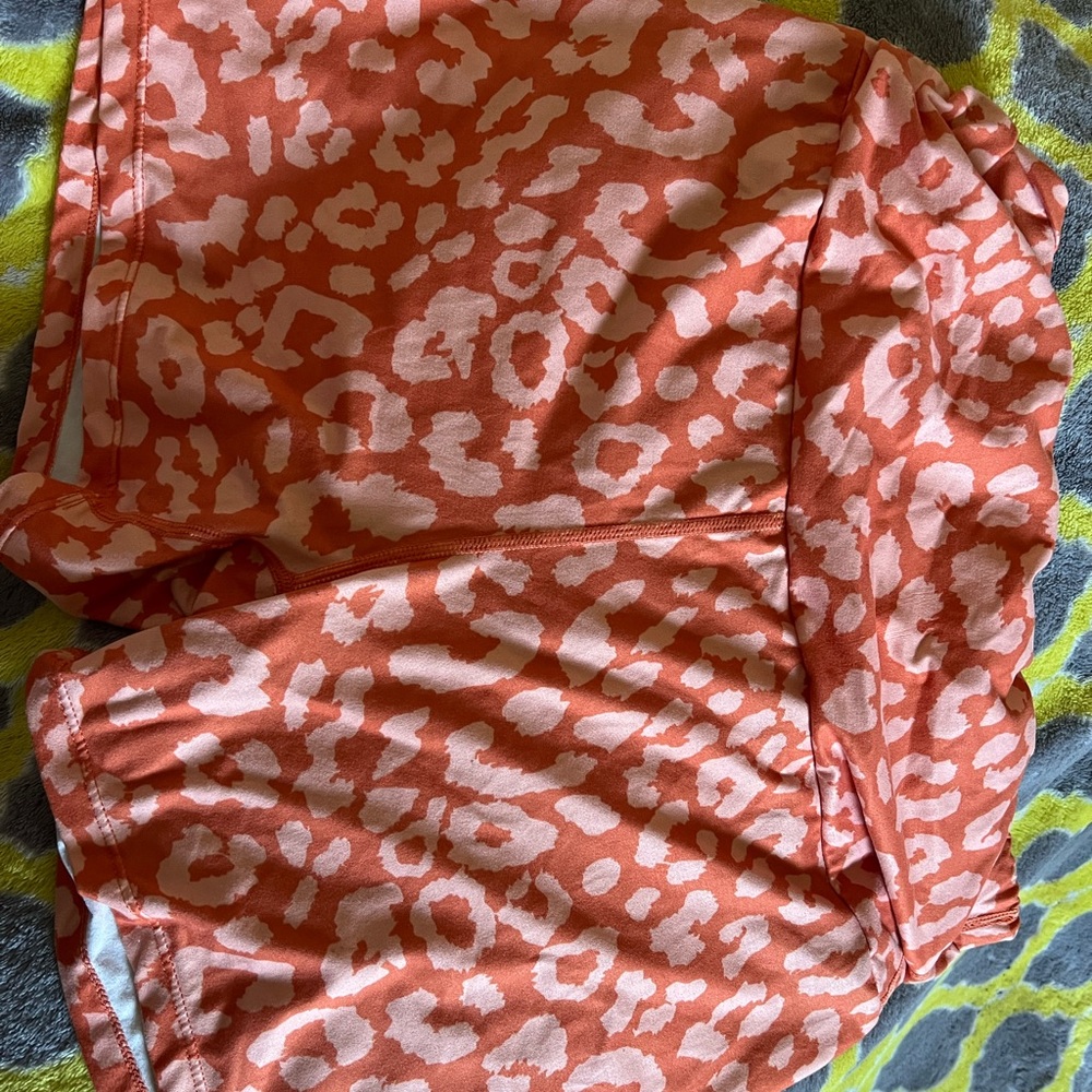 XL biker elastic waist shorts